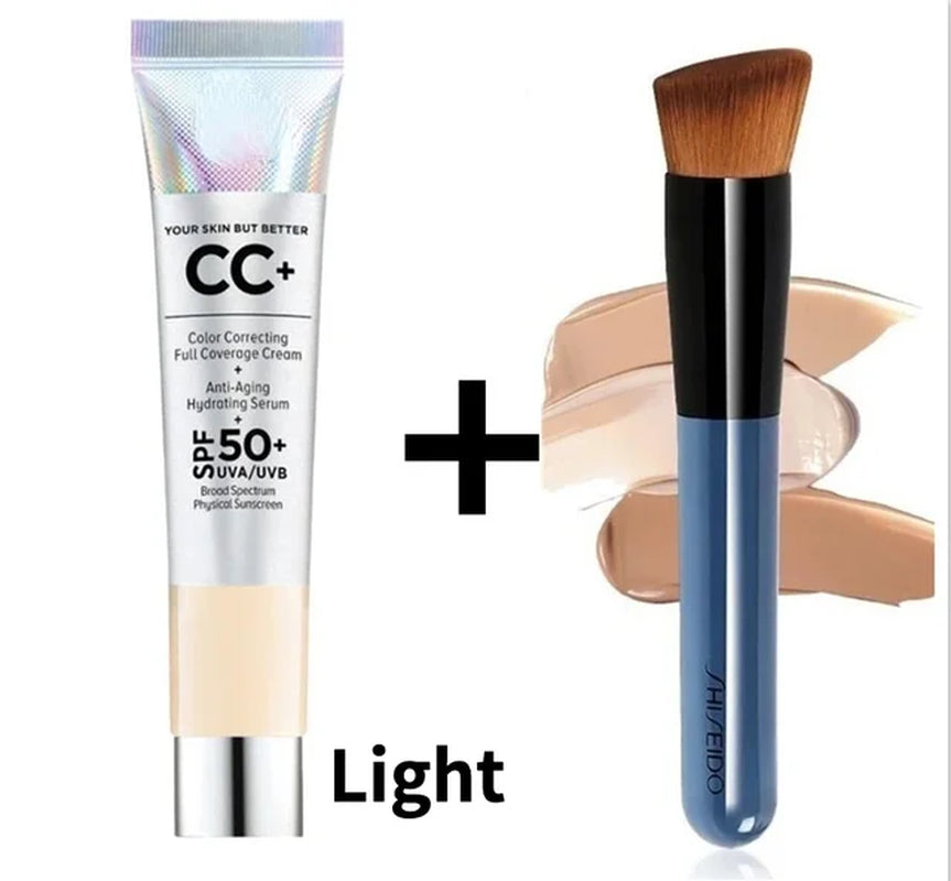 Make up Kit Foundation It's Your Skin but Better CC Illumination Color Correcting Full Coverage Cream Spf 32 Oil- Free CC