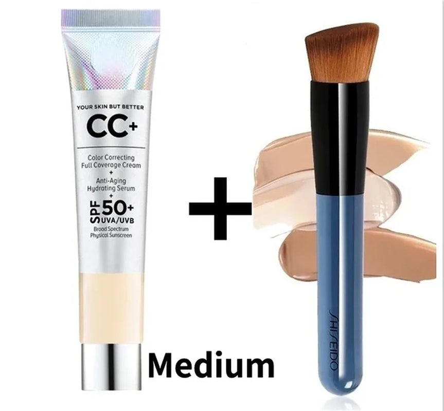 Make up Kit Foundation It's Your Skin but Better CC Illumination Color Correcting Full Coverage Cream Spf 32 Oil- Free CC