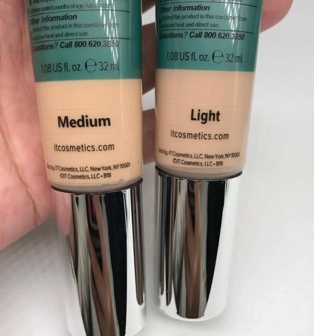Make up Kit Foundation It's Your Skin but Better CC Illumination Color Correcting Full Coverage Cream Spf 32 Oil- Free CC