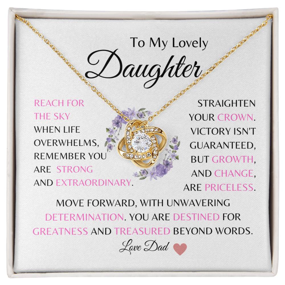 (HURRY! ALMOST GONE!) Daughter Necklace Gift from Dad