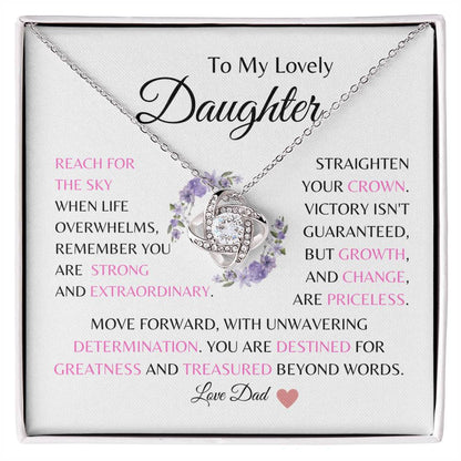 (HURRY! ALMOST GONE!) Daughter Necklace Gift from Dad