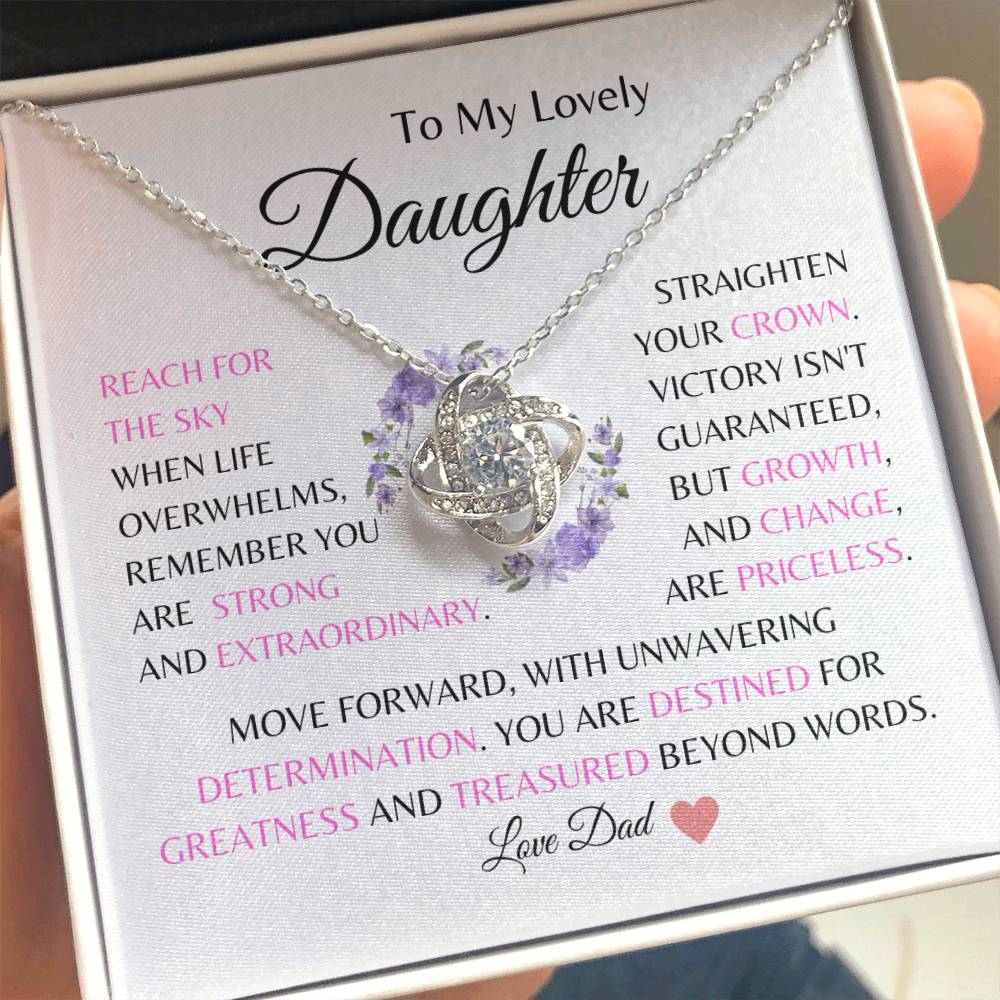 (HURRY! ALMOST GONE!) Daughter Necklace Gift from Dad