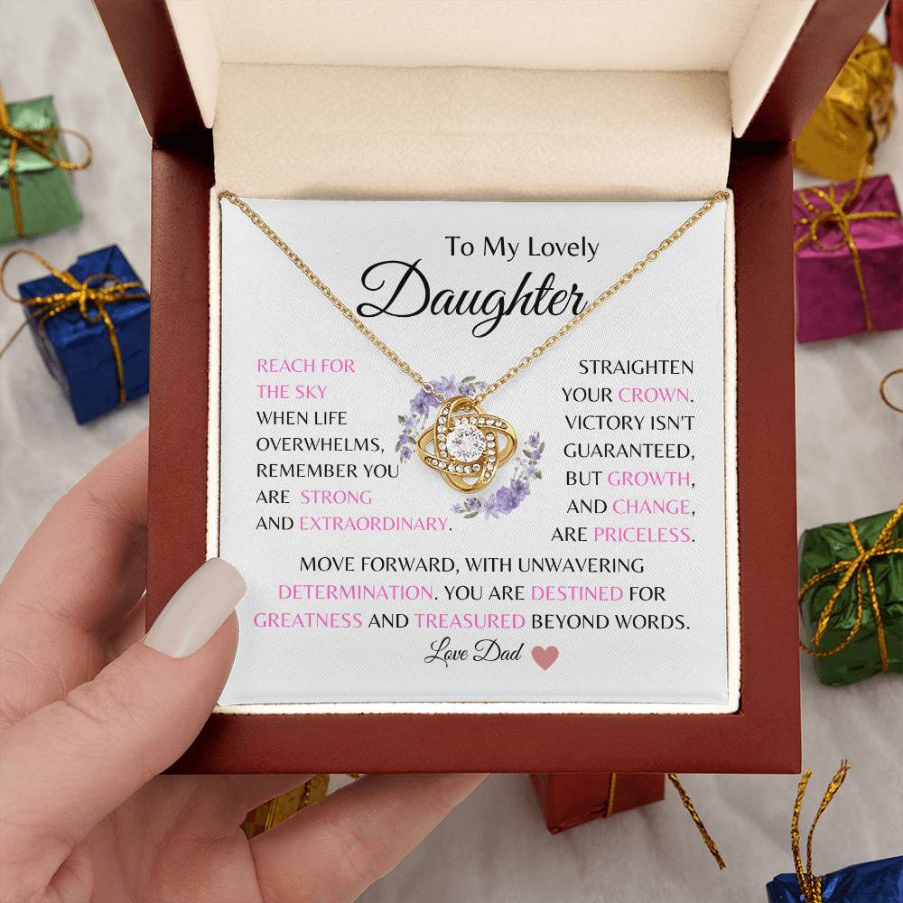 (HURRY! ALMOST GONE!) Daughter Necklace Gift from Dad