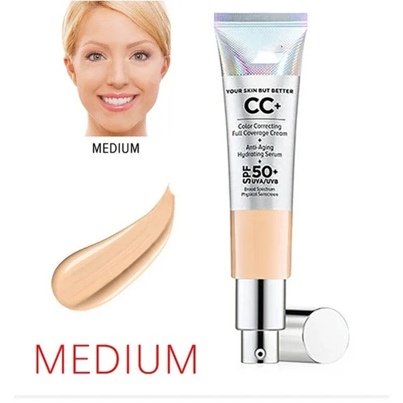 Make up Kit Foundation It's Your Skin but Better CC Illumination Color Correcting Full Coverage Cream Spf 32 Oil- Free CC 