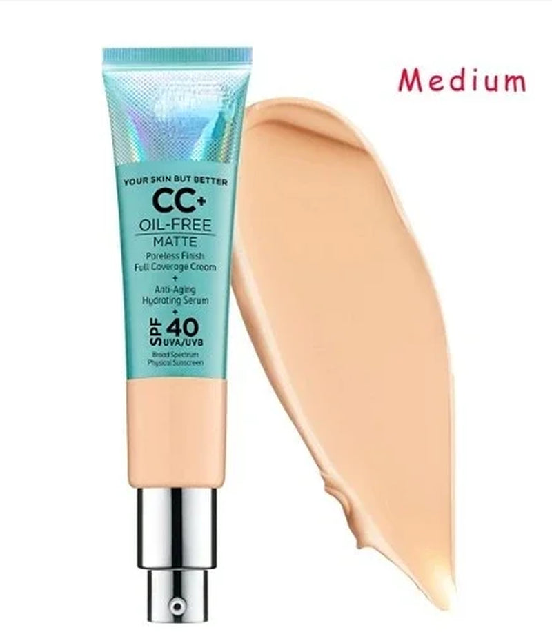 Make up Kit Foundation It's Your Skin but Better CC Illumination Color Correcting Full Coverage Cream Spf 32 Oil- Free CC 