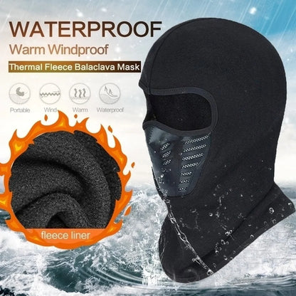 Bike Face Mask Outdoor Winter Warm Bicycle Bike Climbing Skiing Windproof Carbon Filter Thermal Fleece Balaclava Head Protector