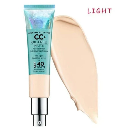 Make up Kit Foundation It's Your Skin but Better CC Illumination Color Correcting Full Coverage Cream Spf 32 Oil- Free CC 