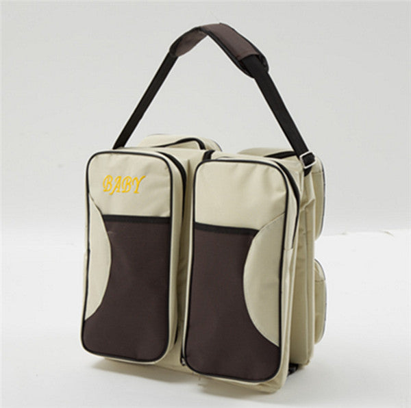 3-in-1 Portable Diaper Bag. Ultimate Convenience: Travel crib, diaper bag, changing station - Parenting Made Easier